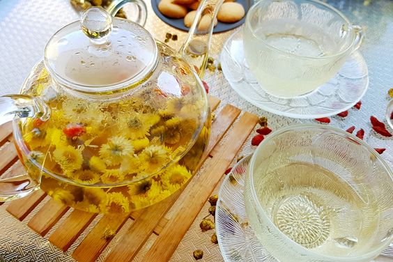Чай из хризантемы