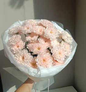 Букет из кустовой хризантемы