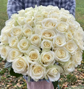 Букет из 51 розы, 51 шт, 50 см