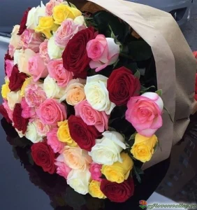 Букет из 51 роз, 51 шт, 50 см