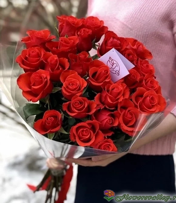 Букет из 25 роз Нина (сорт "Nina", пр-во Эквадор)