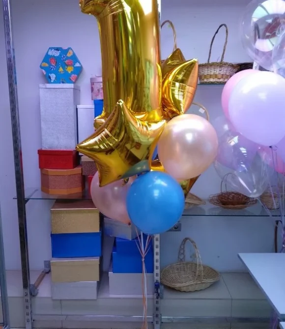 Набор шаров на 1 годик. Фото 3.