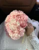 Букет невесты из розовых гвоздик 