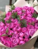 Букет из 25 пионовидных роз Мисти Бабблс с фисташкой ( Misty Bubbles).