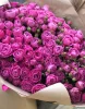 Букет из 51 пионовидной розы Мисти Баблс с оформлением ( Misty Bubbles). фото 1