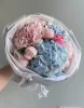 Букет с пионами и гортензией