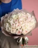 	Букет из 35 роз Вайт Охара ( сорт White O'Hara, пр-во Эквадор) Фото 5