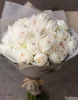 	Букет из 51 розы Вайт Охара ( сорт White O'Hara, пр-во Эквадор) Фото 3