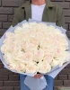 	Букет из 51 розы Вайт Охара ( сорт White O'Hara, пр-во Эквадор) Фото 5