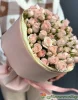 Букет из 25 розовых кустовых роз "Лидия" (Lidia)