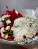Букет с Хризантемой и илексом