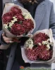 Букет из  хризантем Бигуди и ромашки 