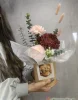 Композиция с хризантемой Бигуди