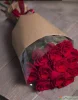 Букет из 15 красных роз, сорт "Explorer" 