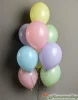 Фонтан шаров "Макаронс" 15 шт. (микс) 