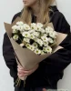 букет с хризантемой и пщеницей
