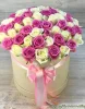 Коробка с розами 51 шт