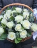 Корзина с 35 розами и лавандой