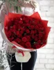 Букет из красных кустовых роз, 15 шт.