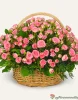 Корзина кустовых роз, 35 шт