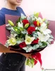 Букет из роз и лилий