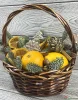 Новогодняя корзина с мандаринами №1