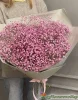 Букет из розовой гипсофилы