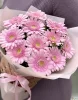 Букет из 11 розовых гербер