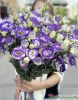 Букет из фиолетовых Эустом (Лизиантус)